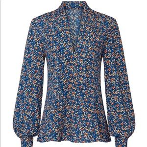 Derek Lam Collective Floral Blouse